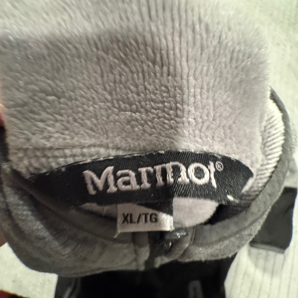 Marmot Variant Hoodie Jacket Women XL Gray Black Polyester Gorpcore Hiking Zip - Picture 3 of 11